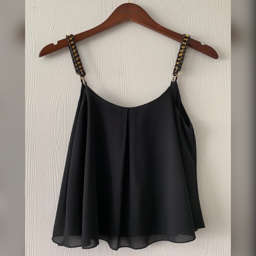 Black crop top